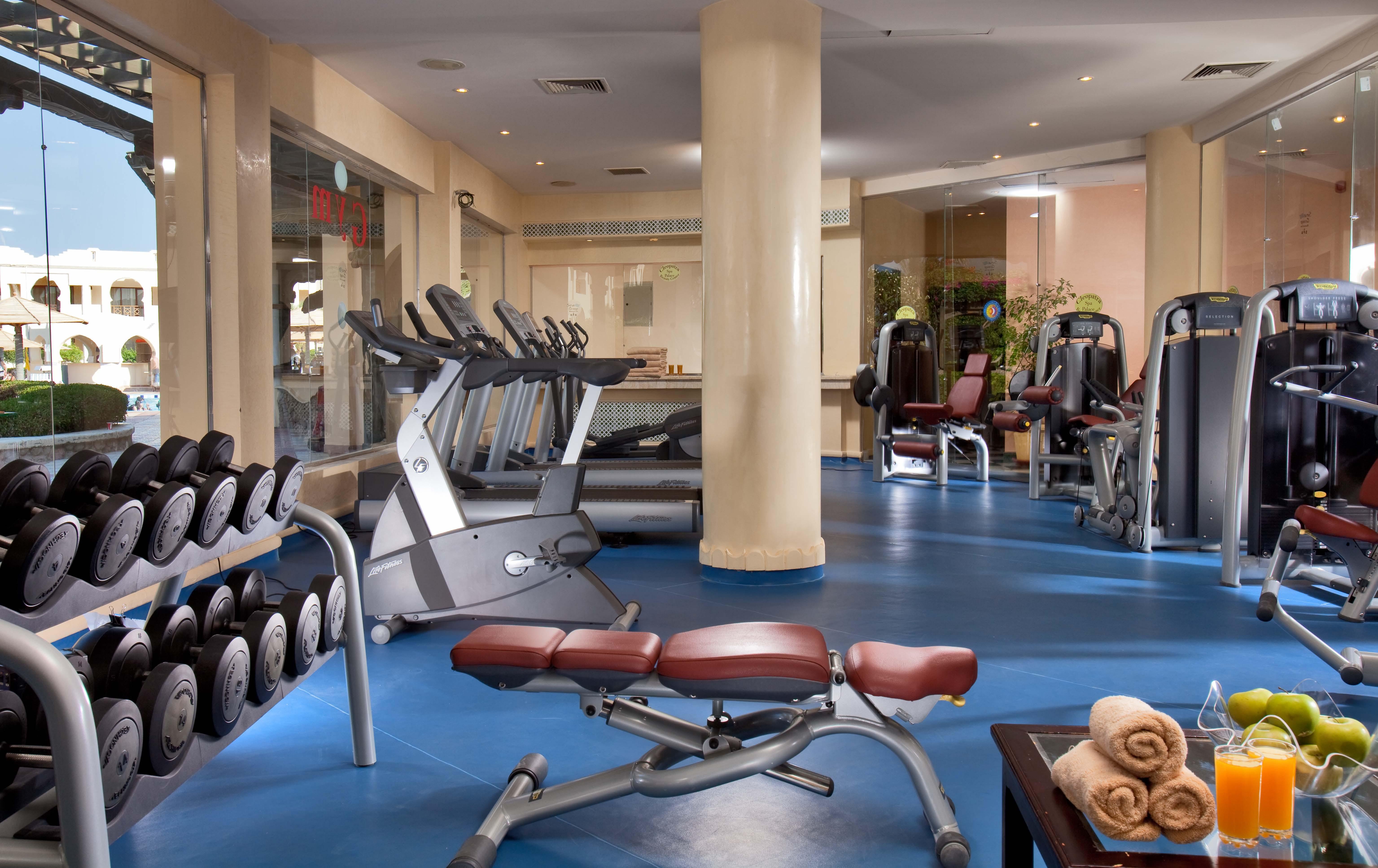 Charmillion Club Resort Šarm aš-Šajch Exteriér fotografie The gym at the hotel